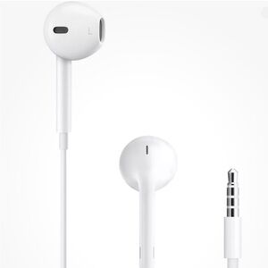Apple  EarPods Earphones Wired 3.5mm Built-In Mic iPhone 3 4 5 New In Open Box